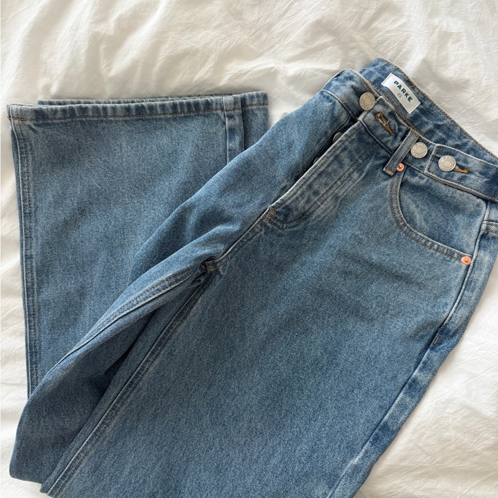 Parker Light Blue Flare Jeans